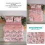 ETE HOMETEX ÇİFT KİŞİLİK LÜX WELSOFT YORGAN SETİ 195X215CM ARİNA PUDRA 8696474231889